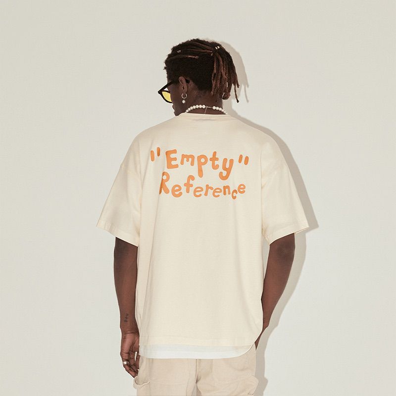 冰絲褶皺垂感圓領長袖T恤男寬鬆薄款高級感v領男裝上衣